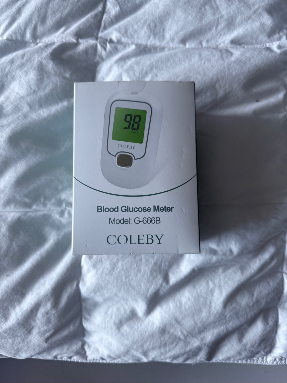 White Blood Glucose Meter G-666B